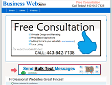 Tablet Screenshot of businessites.info